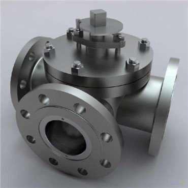 שסתום כדור בעל אוגן תלת כיווני